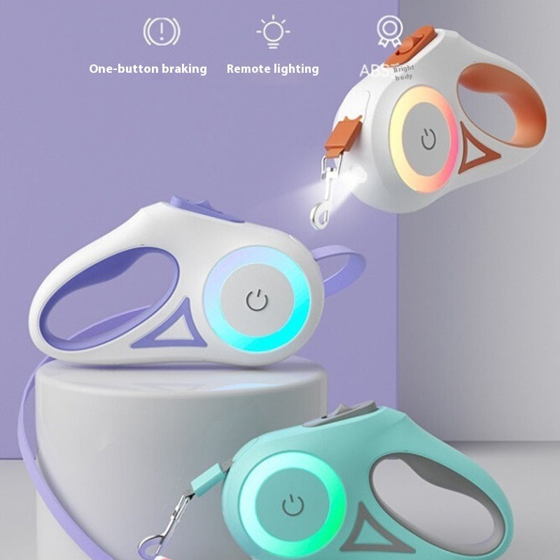 Dog Leash Retractable Leash And Dog Collar