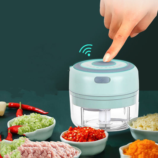 Mini Electric Garlic Chopper USB Charging Ginger