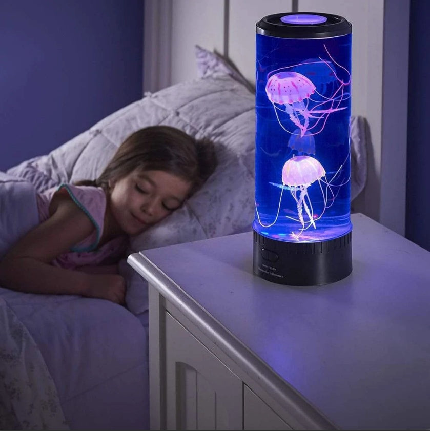LED Jellyfish Aquarium Lamp Night Light USB