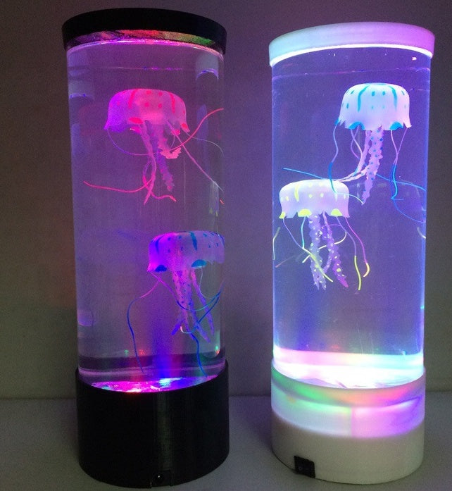 LED Jellyfish Aquarium Lamp Night Light USB