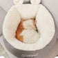 Pet Dog Bed Warming Soft Sleeping Bed