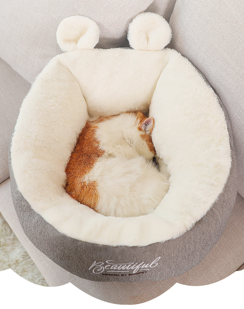 Pet Dog Bed Warming Soft Sleeping Bed
