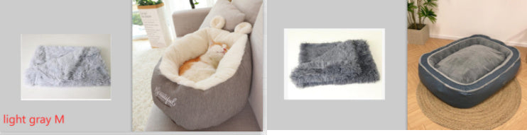 Pet Dog Bed Warming Soft Sleeping Bed