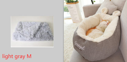 Pet Dog Bed Warming Soft Sleeping Bed