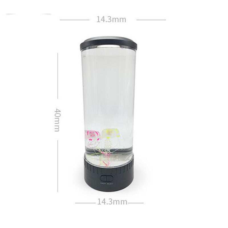 LED Jellyfish Aquarium Lamp Night Light USB