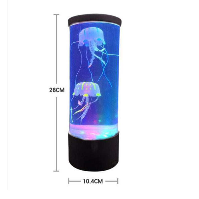 LED Jellyfish Aquarium Lamp Night Light USB