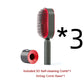 Self Cleaning Hair Brush For Women One-key