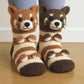 Plush Crochet Animal Cute Animal Socks