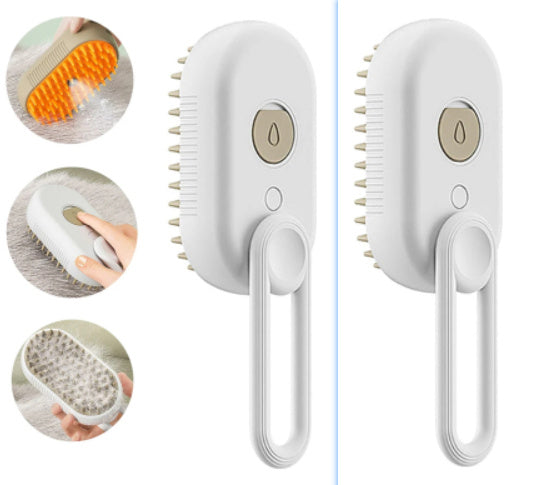Cat Steam Brush Steamy Dog Brush 3 In 1 Electric